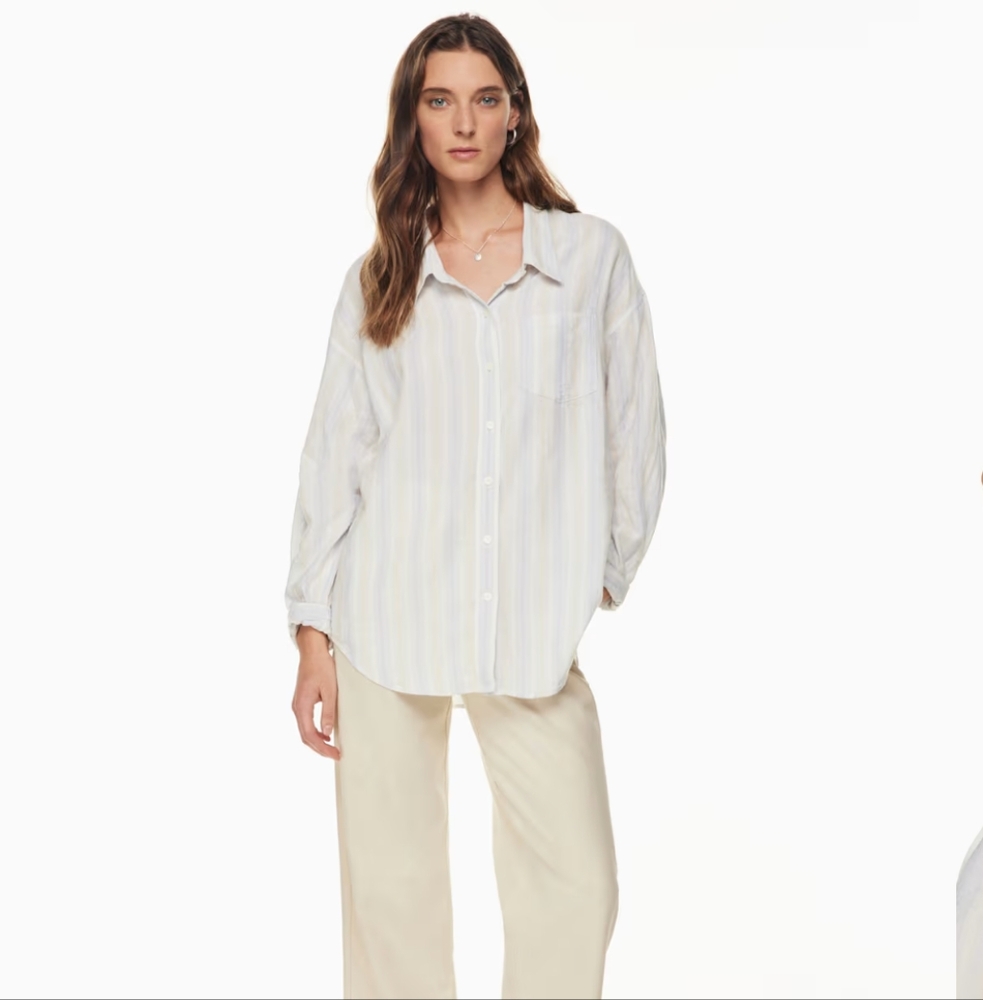 Aritzia Wilfred Free Relaxed Linen Shirt